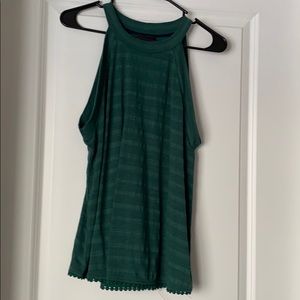Green tank top